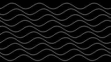 Kare Piksellerin Dalgalı Sinüs Çizgileri Maske Yıkama Çerçevesi