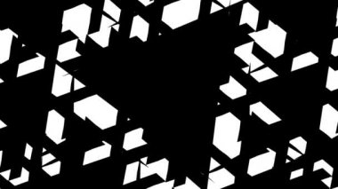 Dönen Üçgenlerin Şebekesi Dönüşüm Dönüşümünün Sonsuz Döngüsü Maskesi