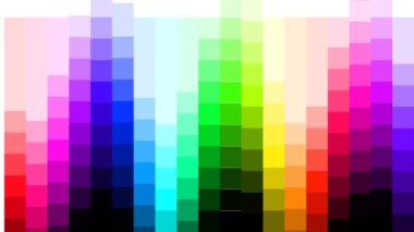 Gelişmiş Film Örneklerinin Taşınması Renk Paletleri Animasyonu