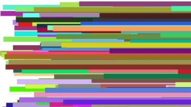 Çerçeveye Rastgele Renklendirilmiş Çubuklar