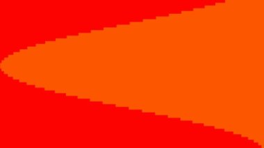 Sıcak Ton Nabzı Soyut Kıyı Çizgisi Canlandırma Döngüsü