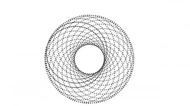 Çember Çemberi Spirograph Geometrik Diyagramına Çeviriliyor