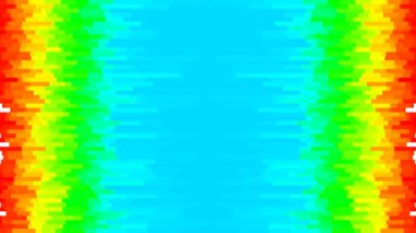 Flaş Gökkuşağı / Spektrum Merkezi Renk Doldurma Deseni Döngüsü