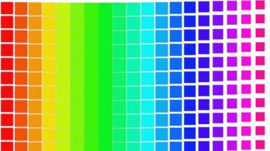 Eşcinsel Gururu oluşturan Karelerin Izgarası Bayrak Vuruşu Patten Sonsuz Döngü