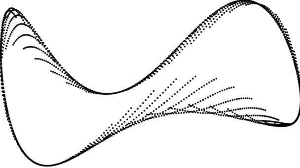 Анимация Кружева Pixelated Pattern Loop — стоковое видео