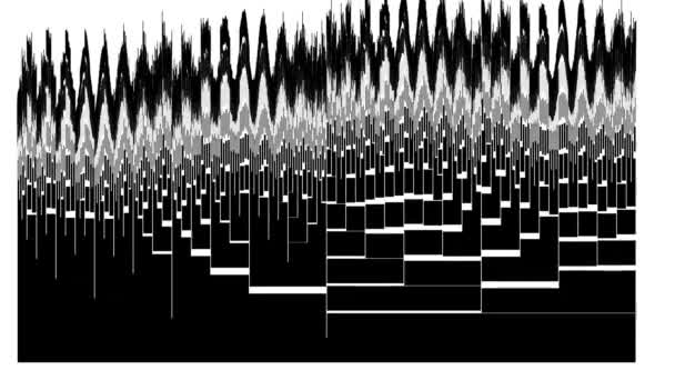 Strana Maschera Modello Rumore Degli Automi Cellulari — Video Stock