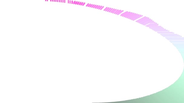 Абстрактні Яскраві Кольори Первинної Фарби Розділені Рамкою — стокове відео