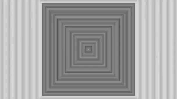 Schwarze Und Weiße Quadrate Die Ein Chaotisches Raster Richtung Und — Stockvideo