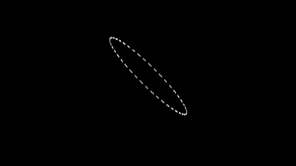 旋转简单光环环型面膜 — 图库视频影像