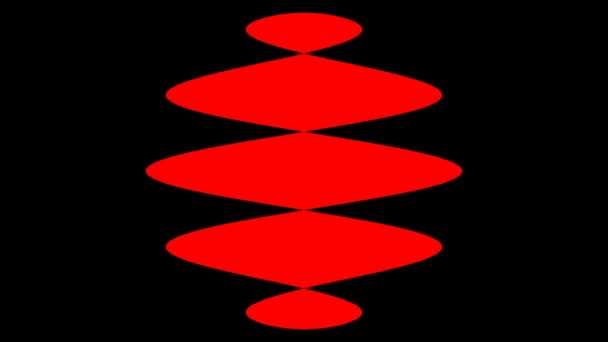 Маска Красной Колючей Проволоки Поможет Разгадать Загадочный Оптический Круг — стоковое видео
