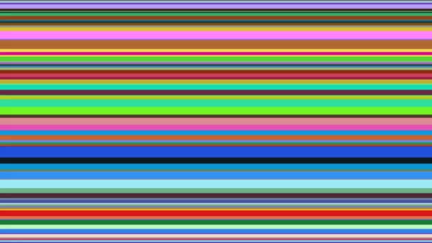 Ατελείωτη Βρόχο Παλέτας Χρώματος Bit Random Filling Frame Retro Computer — Αρχείο Βίντεο