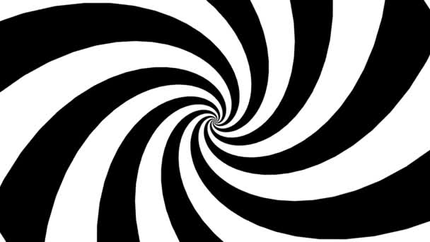 Espiral Hipnótico Visual Looping Zoom Endless Pattern Loop — Vídeos de Stock