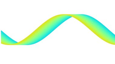 Basit Renk Spektrumu Sinüs Dalgası Çerçeveye Genişletiliyor