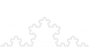 Bir Mandelbrot Fraktal Çizgisinin Sonsuz Döngüsü