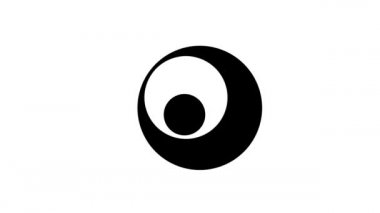 Basit Dönen Yuvarlak Küre Çemberleri Sallanan Döngü Maskesi