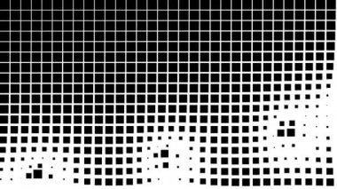 Işık Vurgulama Kütleleri Maskesi Karelerin Izgarası Çevresinde Hareket Ediyor