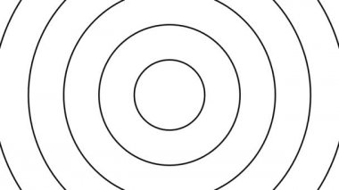 Hedef Aralığı Konsentrik Halkalar Maske Küçültme ve Genişleme
