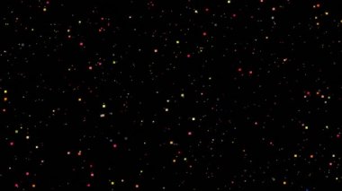 Kontrol Edilebilir Kar Düşen Karlı Kare Piksel Maskesi