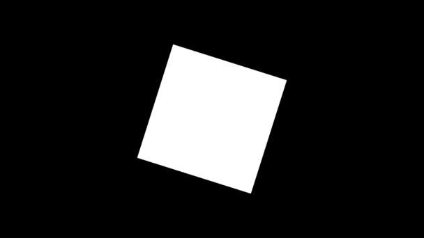 Μάσκα Της Τετραγωνικής Περιστροφής Τετραγωνική Διευκόλυνση — Αρχείο Βίντεο