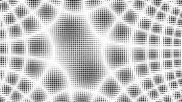 Cellules Voronoi Douces Des Grilles Sous Cellulaires Animant Masque Croissance — Video