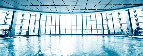 Bright indoors swimming pool — Stock Photo, Image