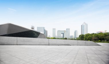 Cityscape ve boş yere Nanjing'ten manzarası