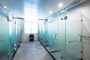 modern banyo cam duş