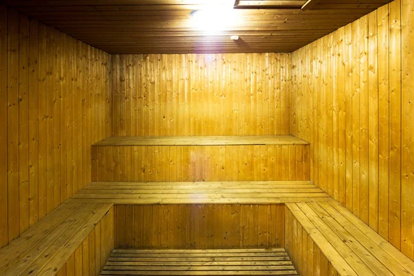 Interno della moderna sala sauna — Foto Stock
