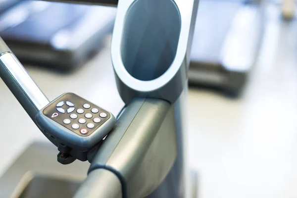 Pannel of equipment in modern gym — Stock Photo, Image