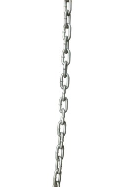 steel chain isolated clipart