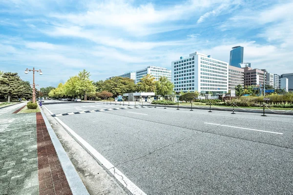 Stadsbilden och skyline av seoul — Stockfoto