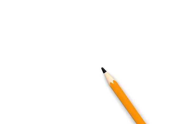 Pencil on white background — Stock Photo, Image