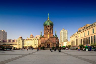 ünlü Harbin Sophia Katedrali Meydanı