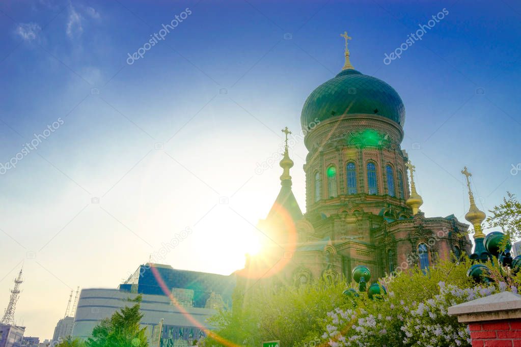 famous Harbin Sophia cathedral