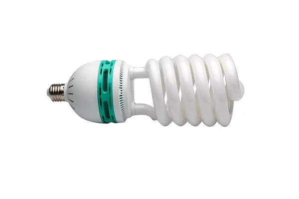 Isolierte Energiesparlampe — Stockfoto