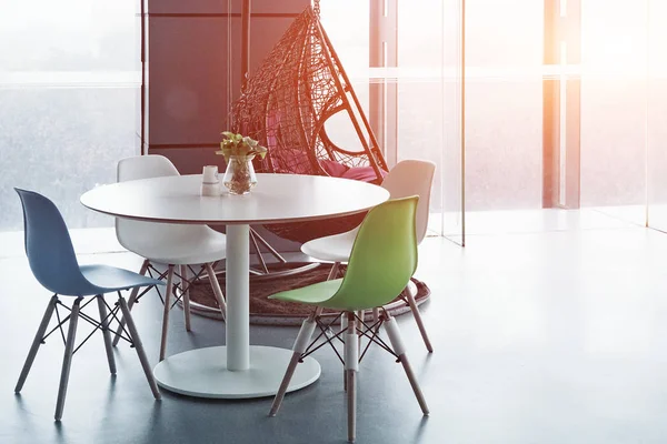 Interior of living room with unusual furniture — Stock Photo, Image