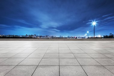 boş yere Seul'den gece sahne 