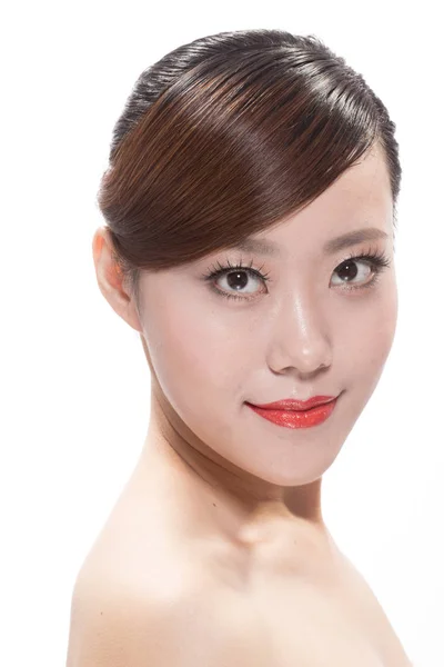 Gesichtsbehandlung Make-up der asiatischen schönen Frau — Stockfoto