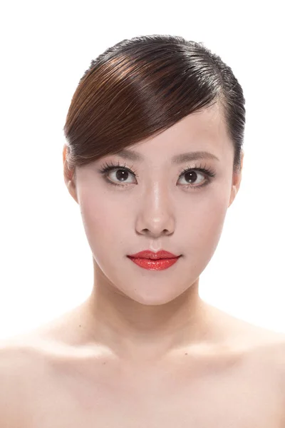 Gesichtsbehandlung Make-up der asiatischen schönen Frau — Stockfoto