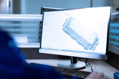 echnician tasarımlar mekanik çizim bilgisayarda