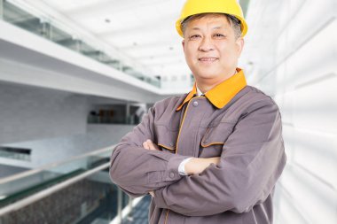 modern ve fabrika eski Asya mühendisi