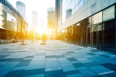 boş yere ve Hangzhou bina moodern