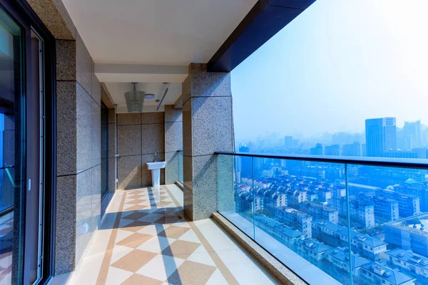 Interieur van moderne balkon — Stockfoto