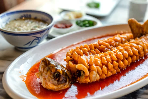 Delicious chinese food on table — Stock Photo, Image