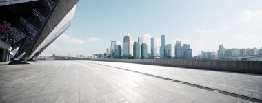 modern cityscape ve manzarası ile boş yere 