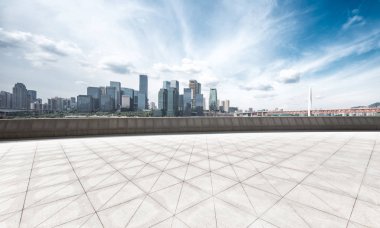 boş yere hongqing cityscape ile