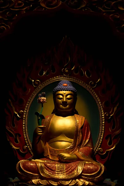 Statue di Buddha nel tempio — Foto Stock