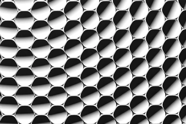 六角形の背景 3 d イラスト — ストック写真