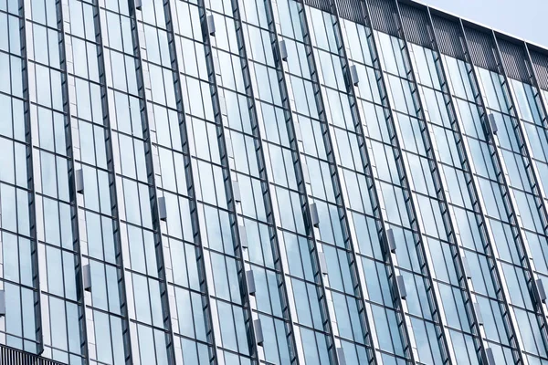 Gros plan du bâtiment en verre — Photo