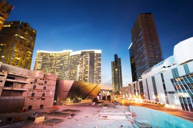 Modern ofis binaları modern şehir içinde